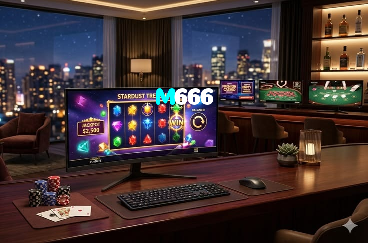 M666 casino presented on mobile device in Pakistan with slots and live games